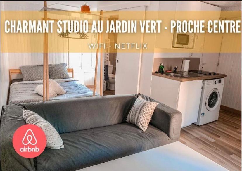 Charmant Studio Au Jardin Vert- Proche Centre Daire Angoulême Dış mekan fotoğraf